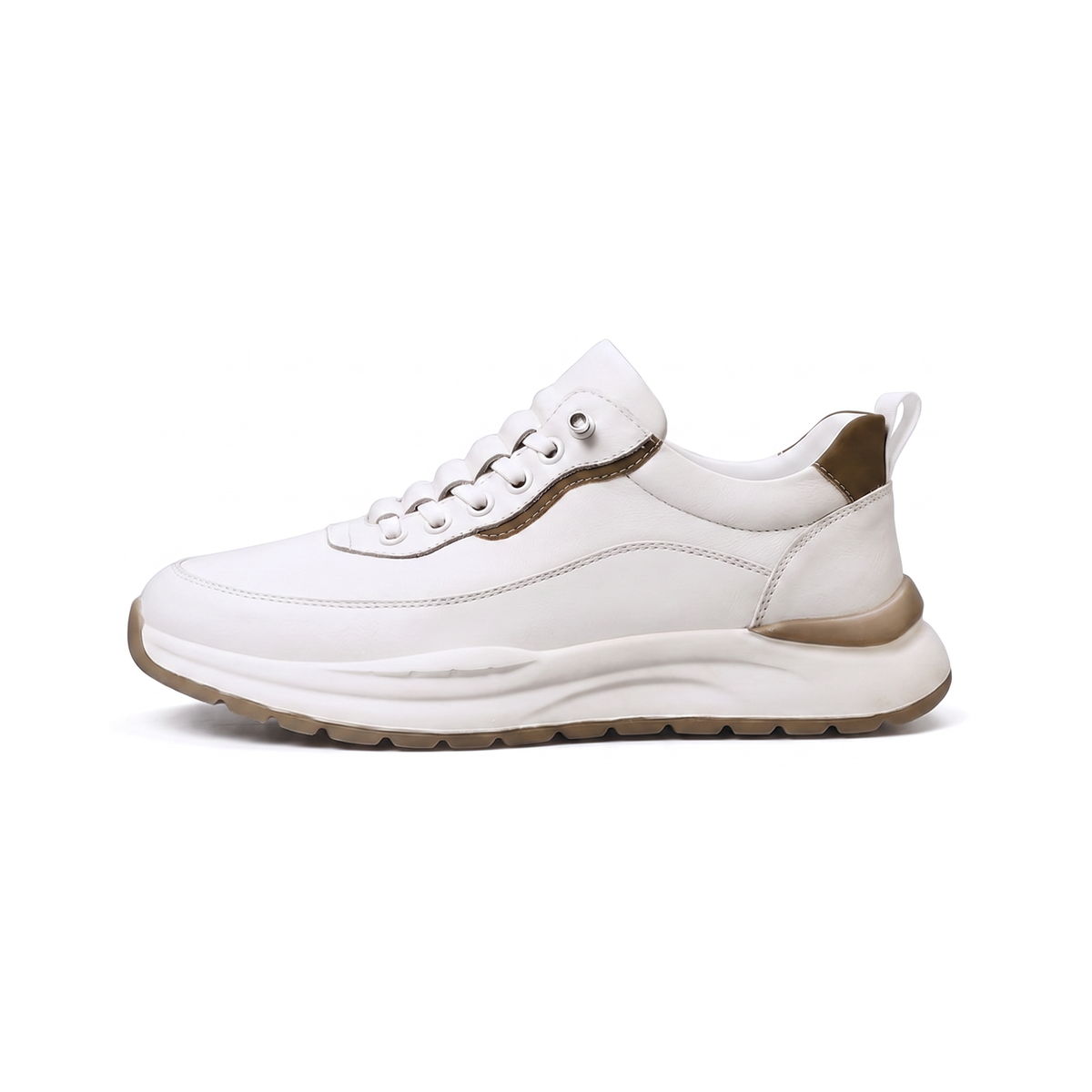 Lecco Leather Sneakers - White