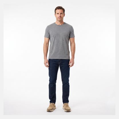 Lecco Leather Sneakers - onmodel