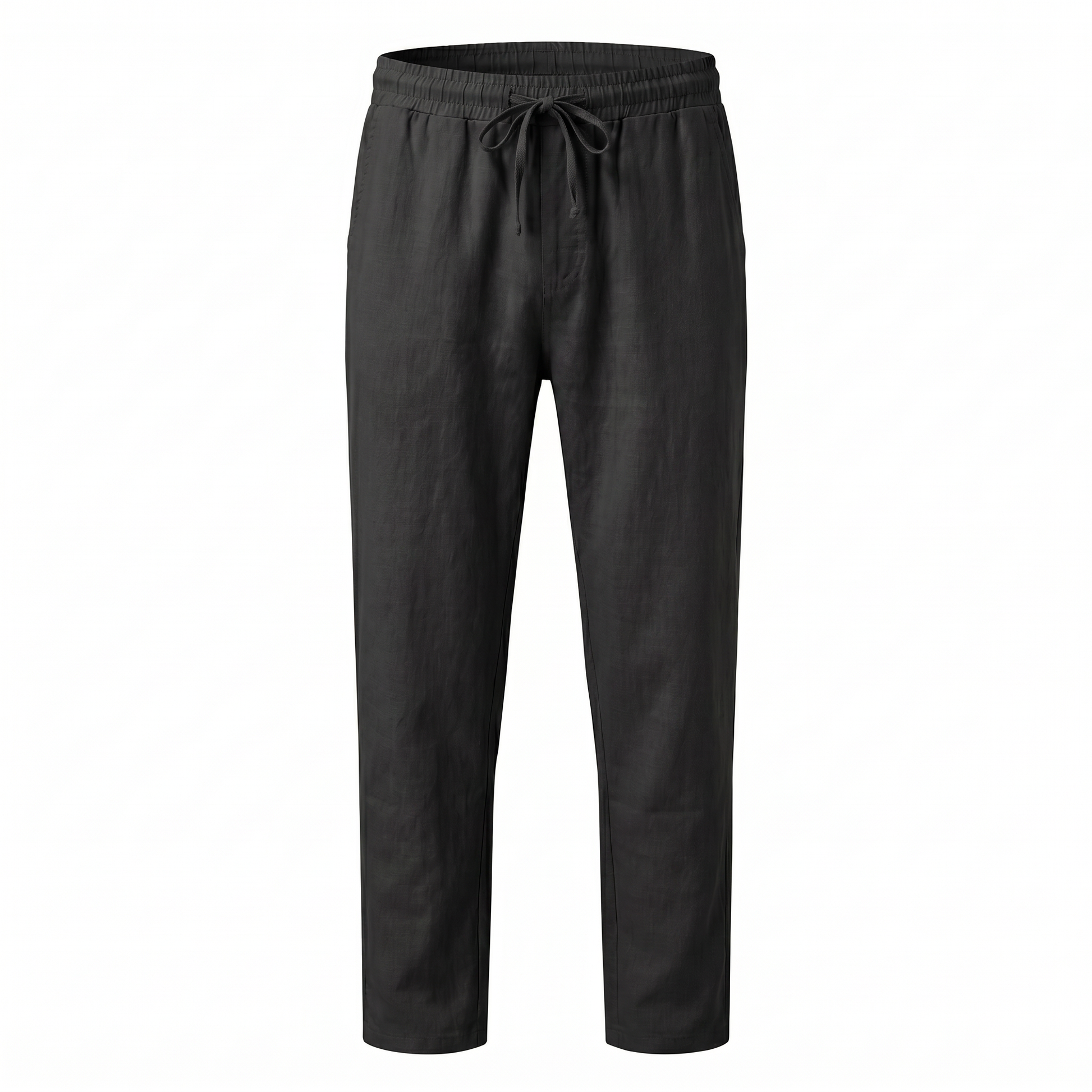 Lido Linen Pants - Black