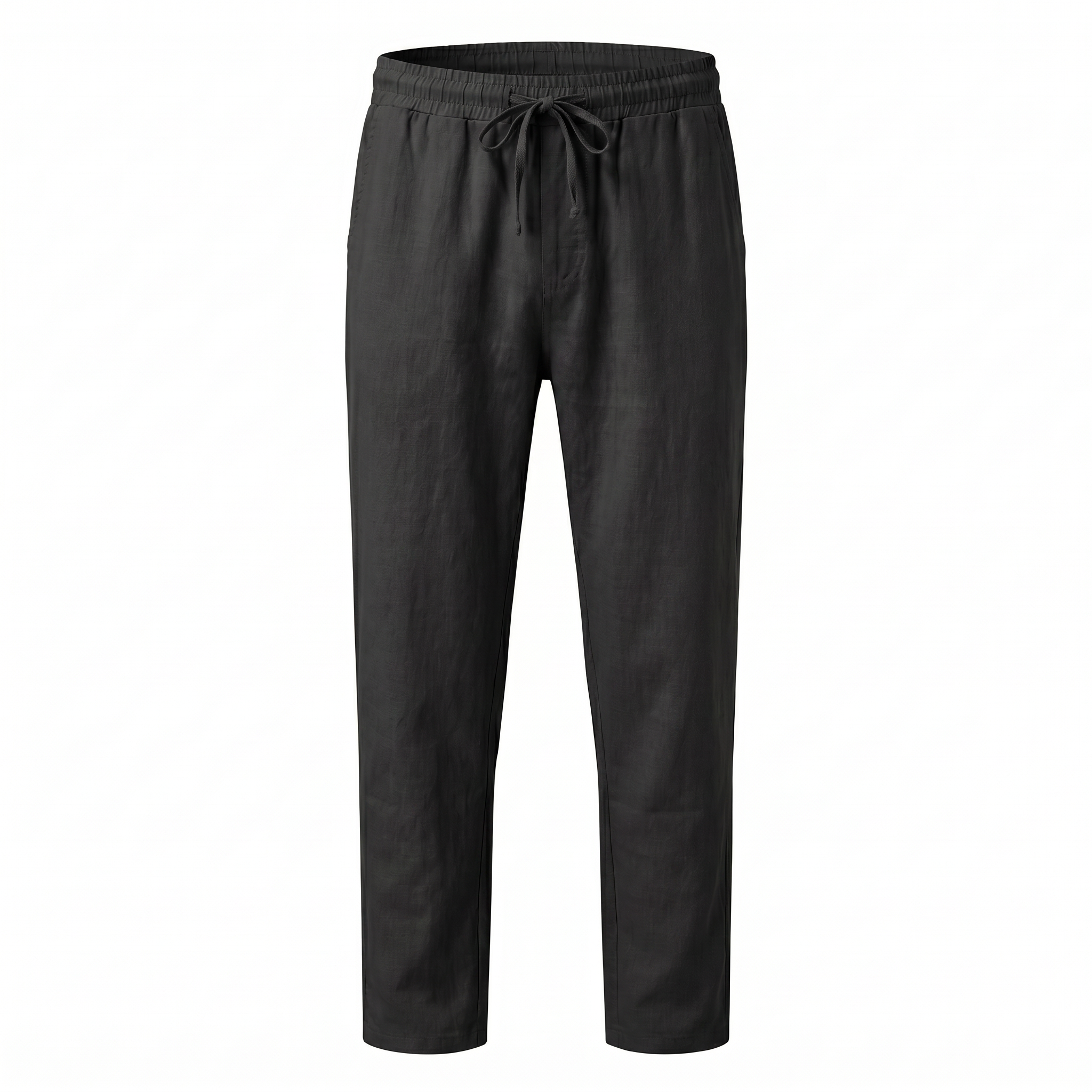 Lido Linen Pants - Black