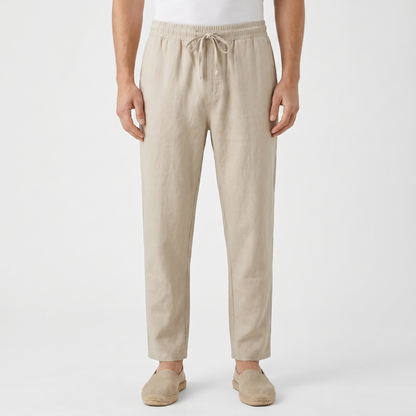 Lido Linen Pants - on model