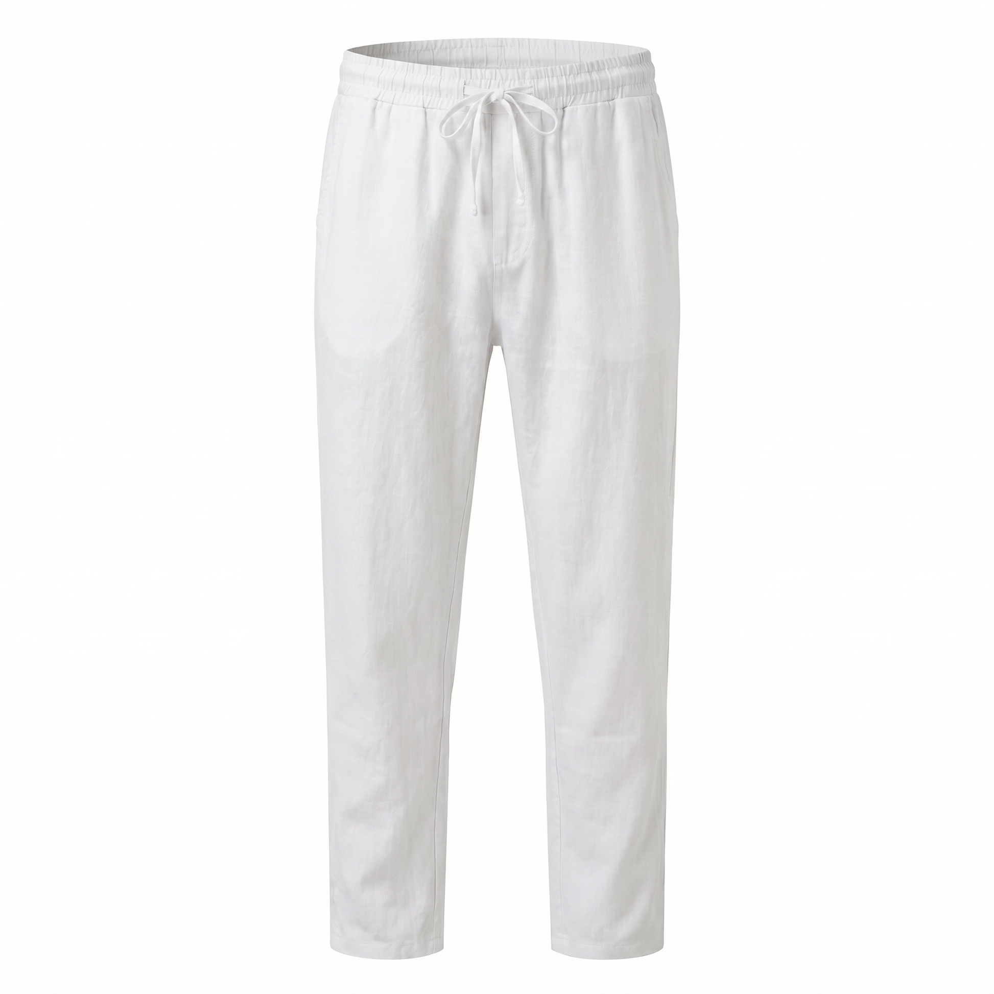 Lido Linen Pants - White