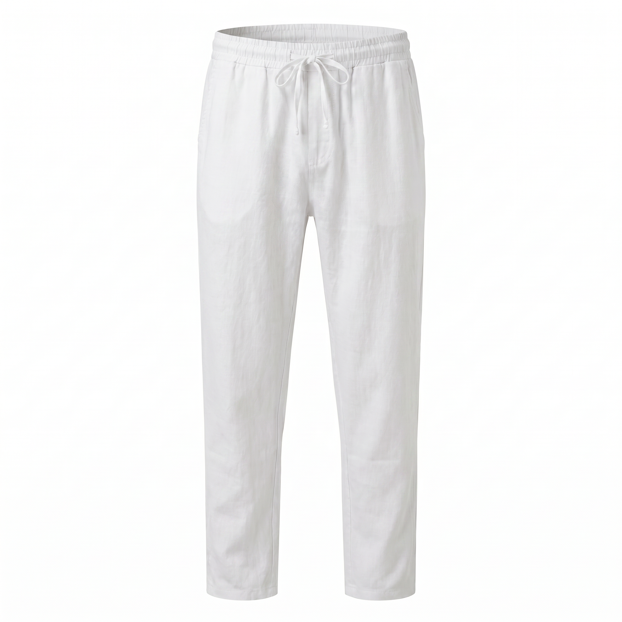 Lido Linen Pants - White
