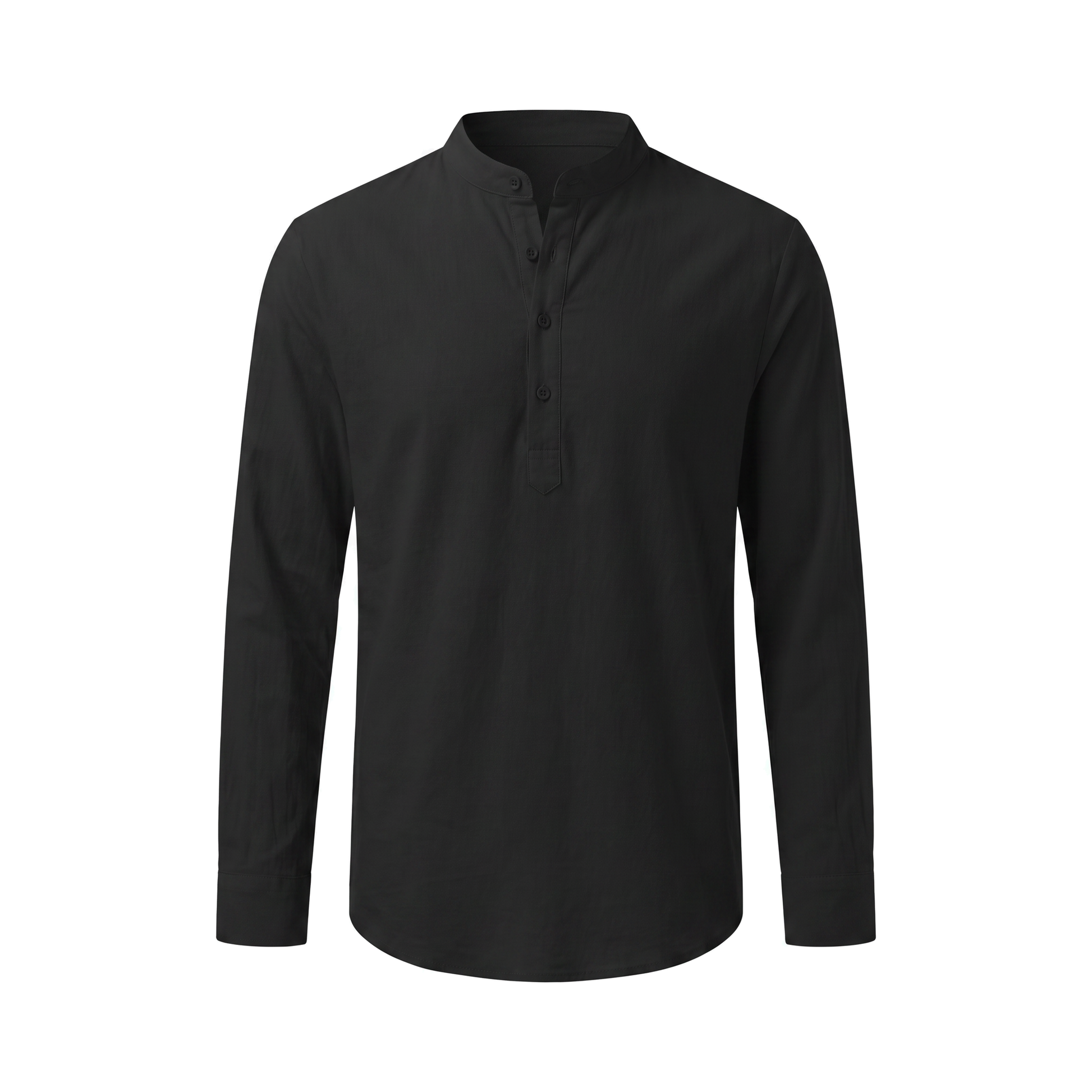 Livigno Henley Shirt - Black