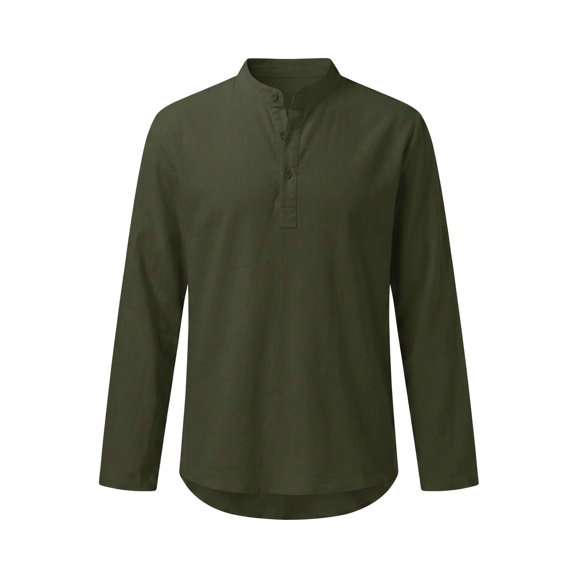 Livigno Henley Shirt - Dark Green