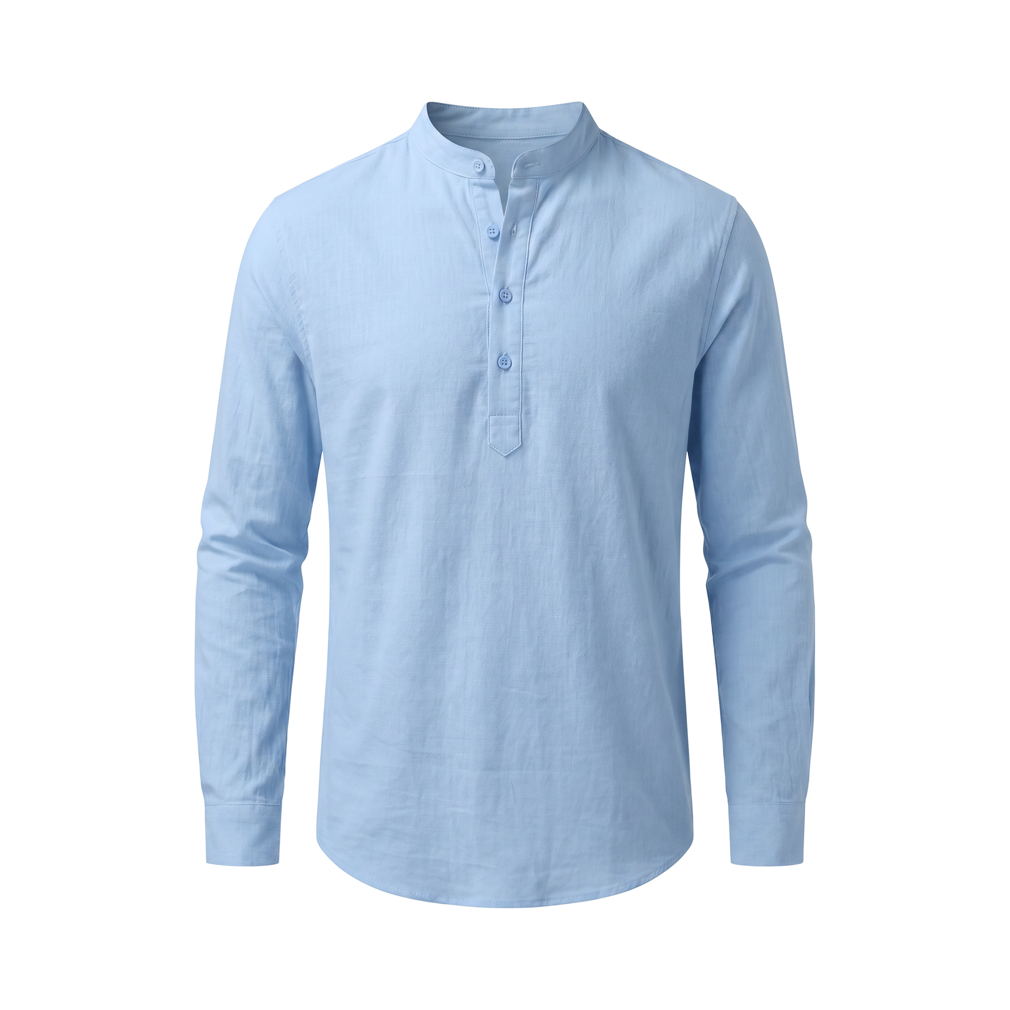 Livigno Henley Shirt - Light Blue