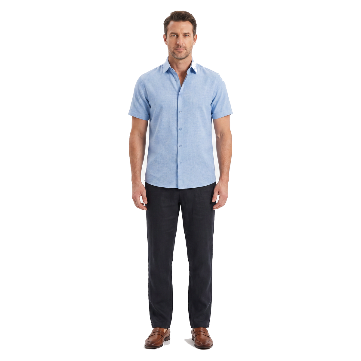 Livorno Cotton Shirt - onmodel