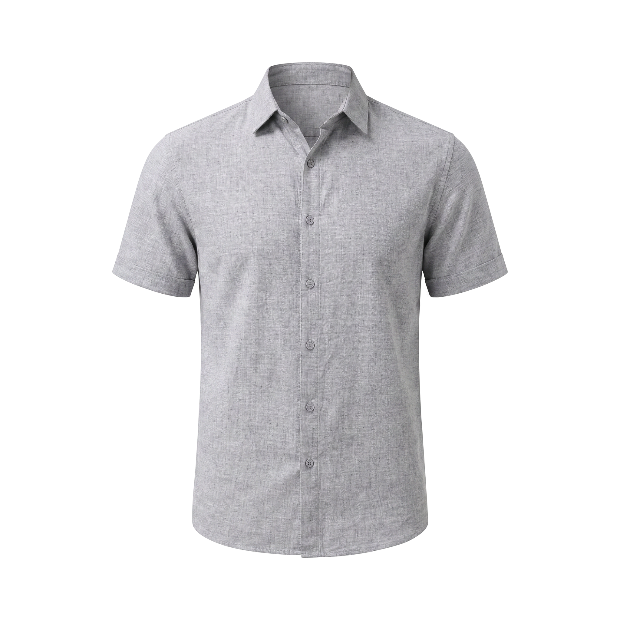Livorno Cotton Shirt - Grey