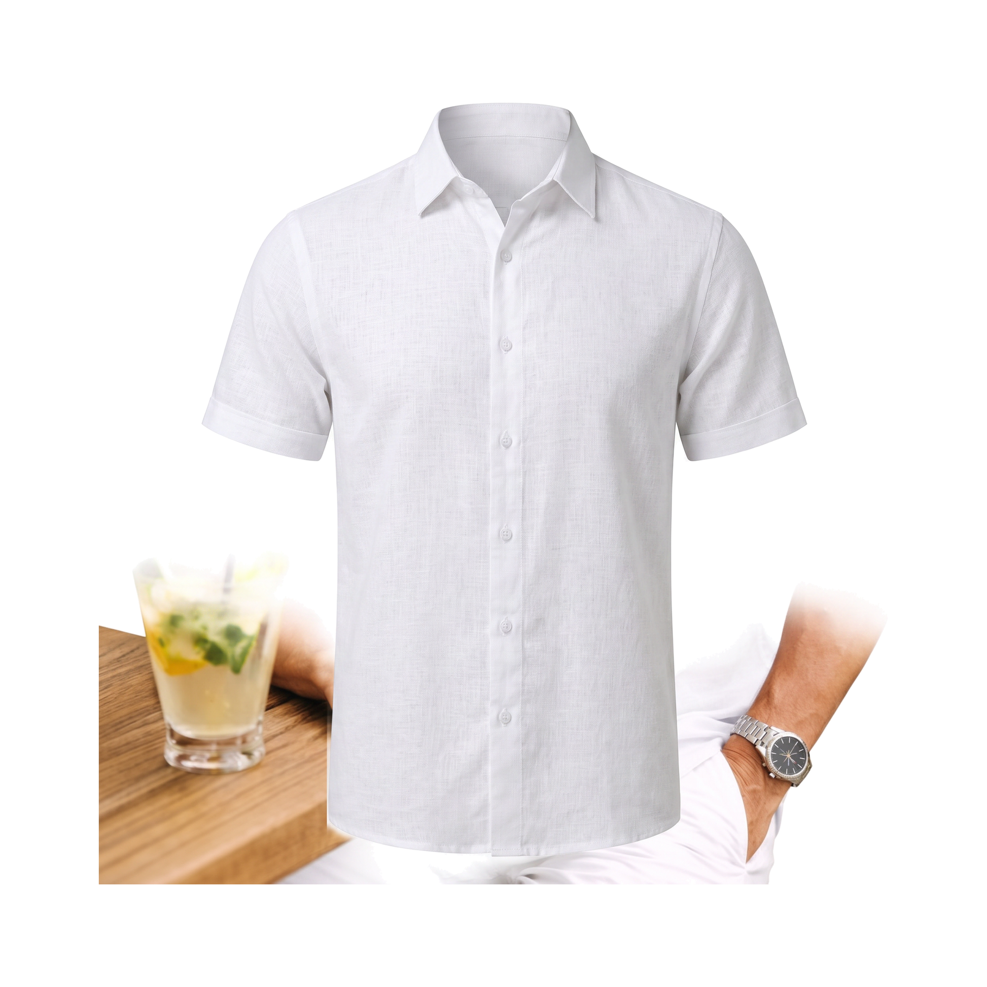 Livorno Cotton Shirt - White