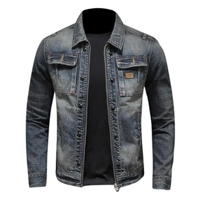 Lodi Washed Denim Jacket - Blue