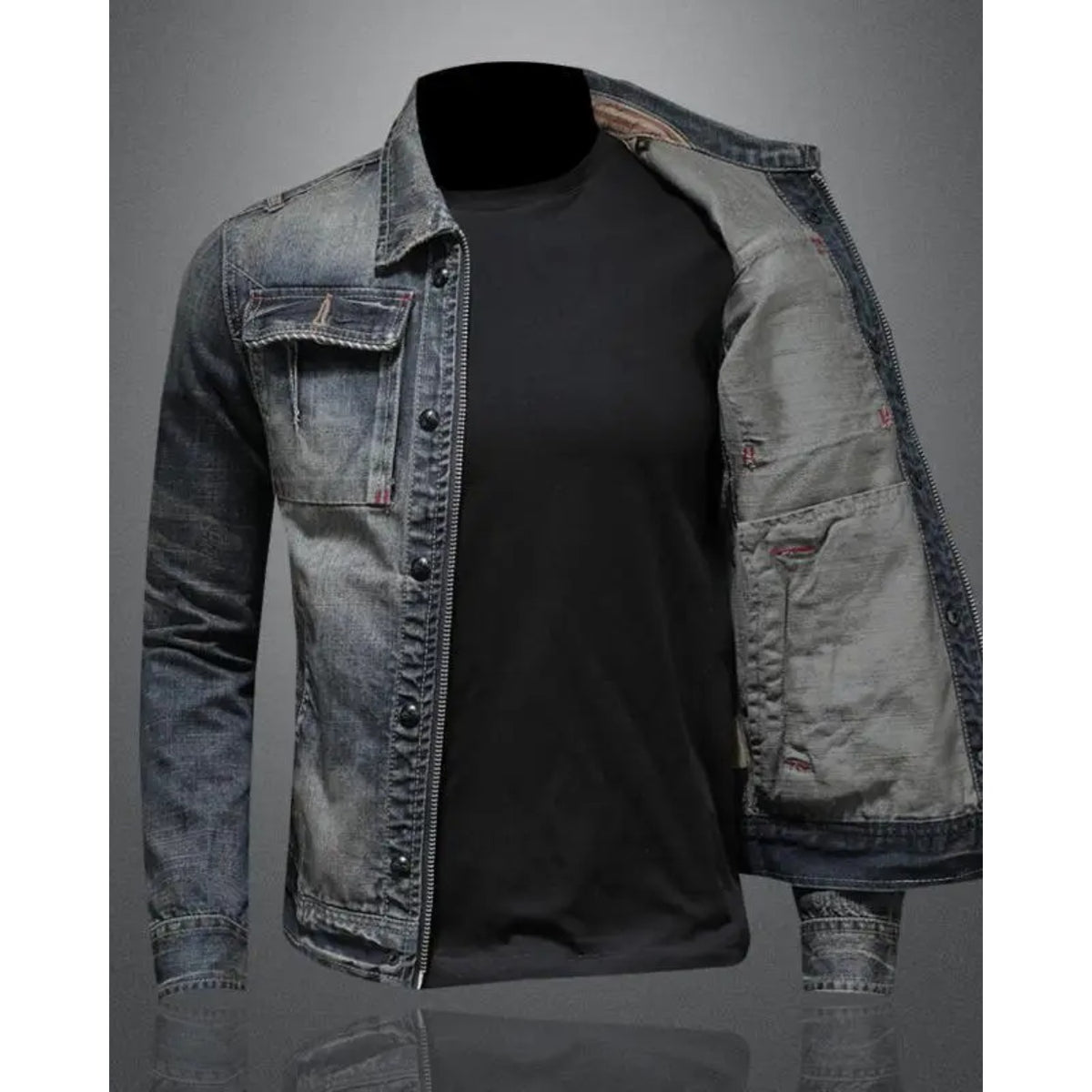 Lodi Washed Denim Jacket - photo 2