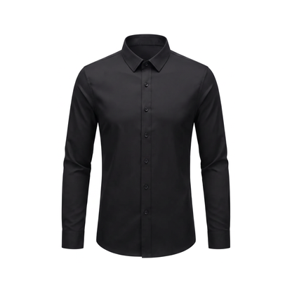 Lucca Stretch Shirt - Black