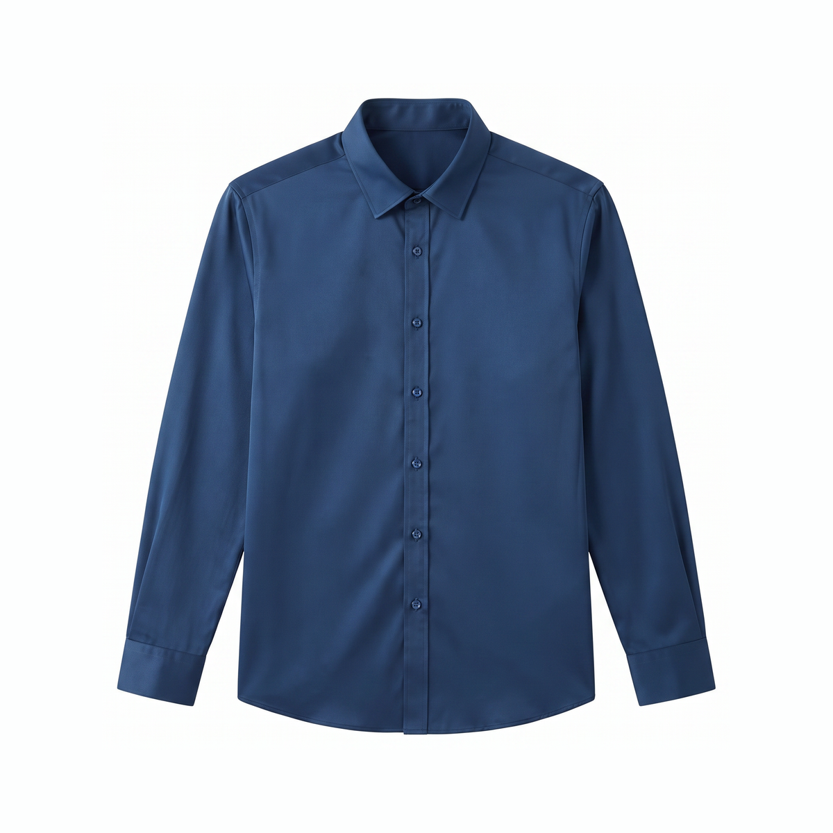 Lucca Stretch Shirt - Deep Blue