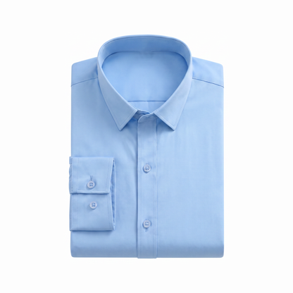 Lucca Stretch Shirt - Light Blue
