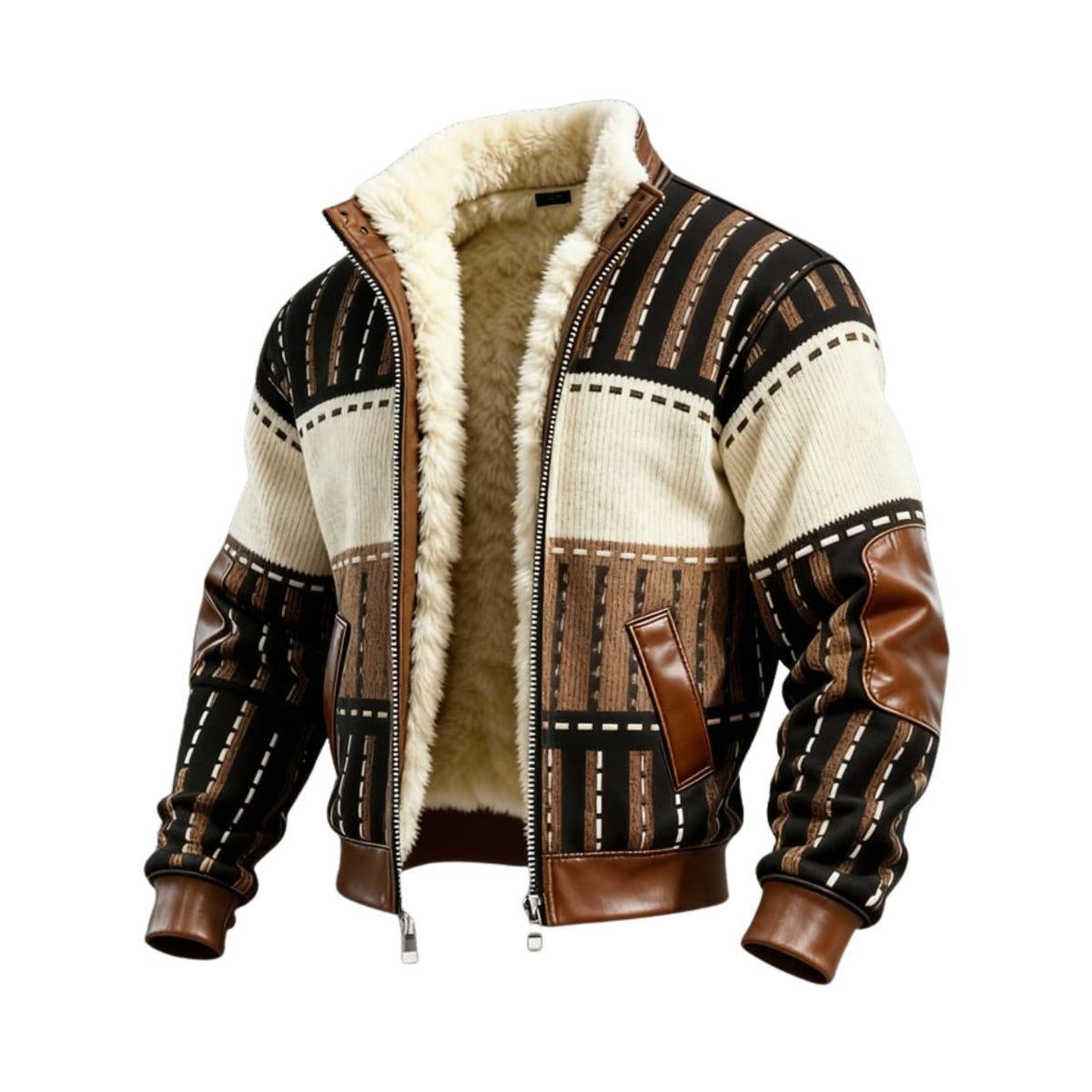 Macerata Fleece-Lined Retro Zip Jacket - photo 1