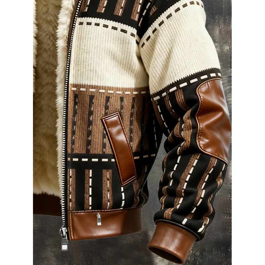 Macerata Fleece-Lined Retro Zip Jacket - photo 3