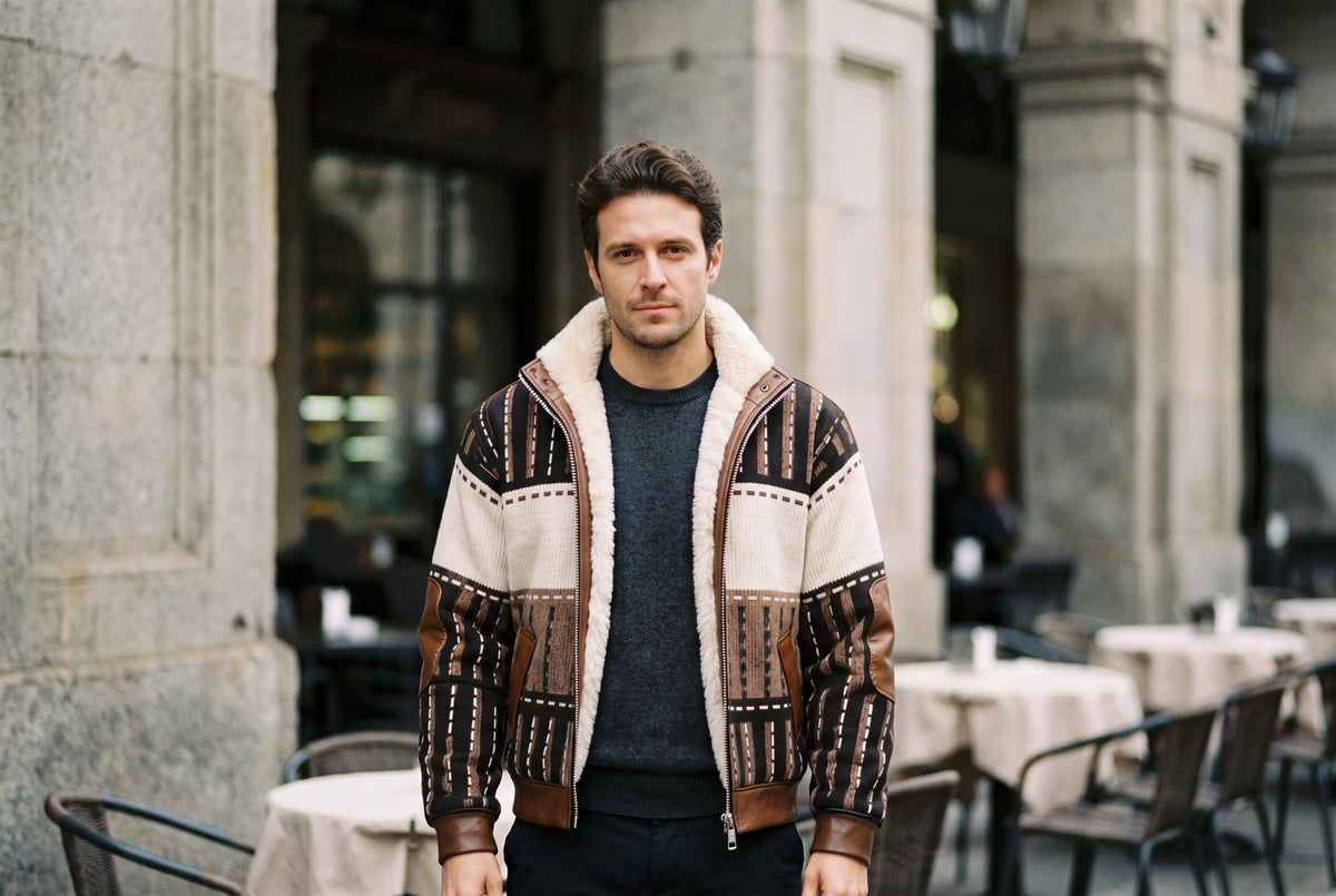 Macerata Fleece-Lined Retro Zip Jacket