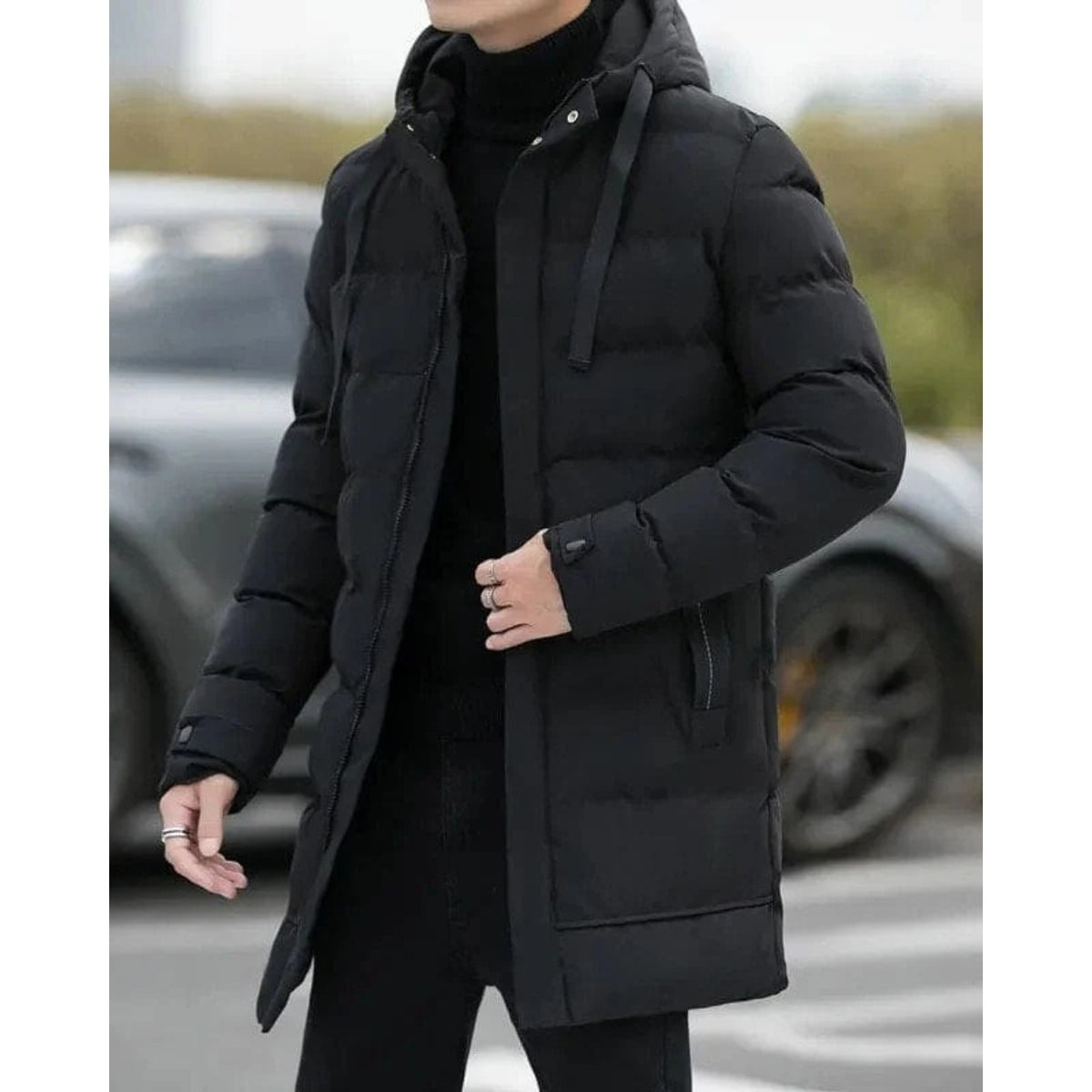 Madesimo Long Hooded Puffer Coat - photo 3