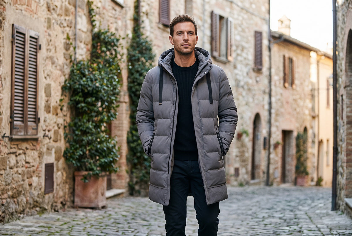Madesimo Long Hooded Puffer Coat