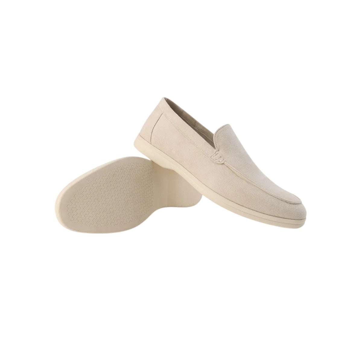 Maiori Suede Loafers - Beige