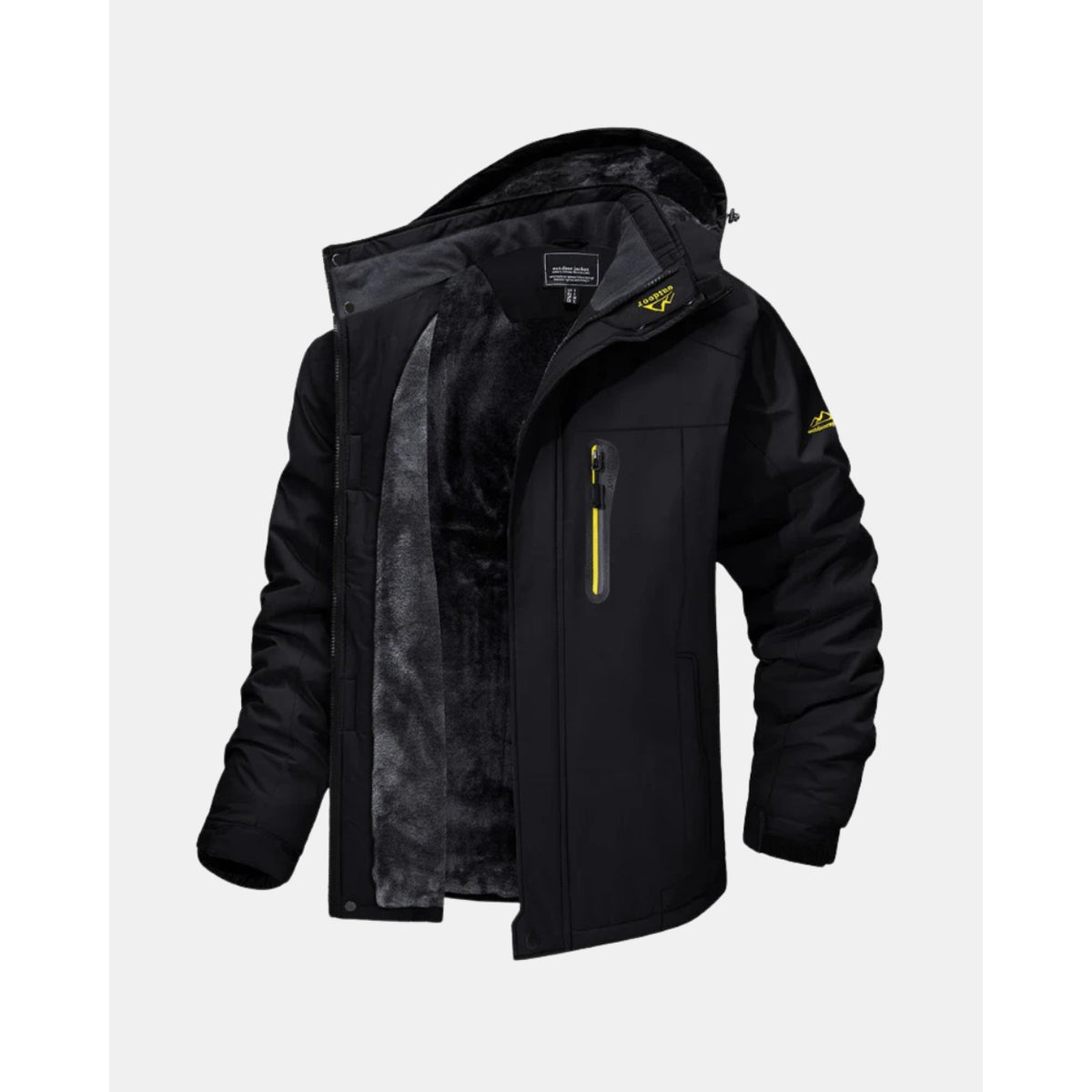 Malcesine Hooded Shell Jacket - Black