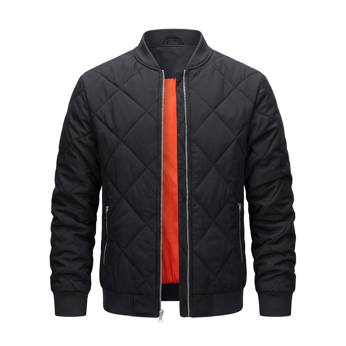 Manzano Diamond-Quilted Bomber Jacket - cover