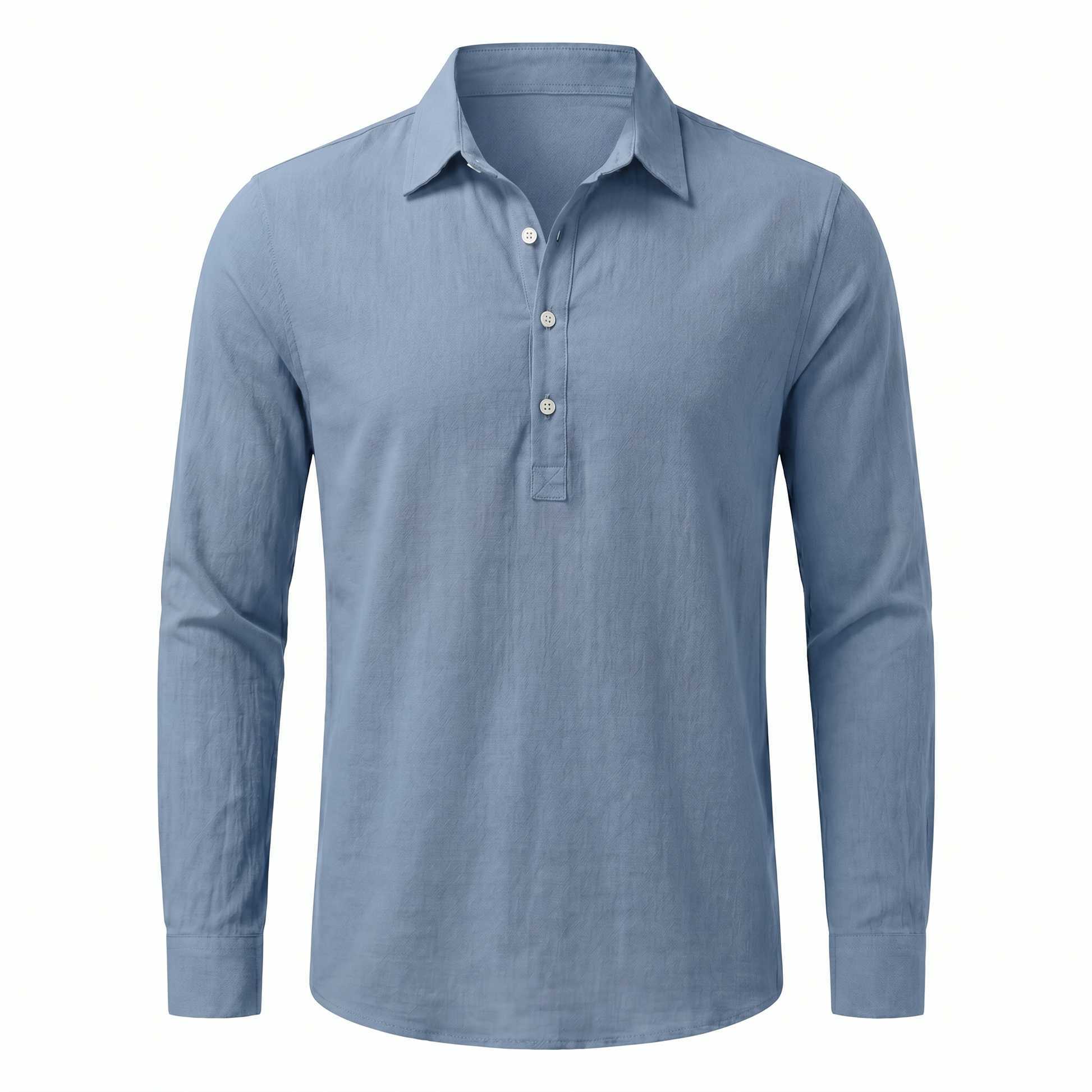 Maratea Linen Shirt - front::Blue