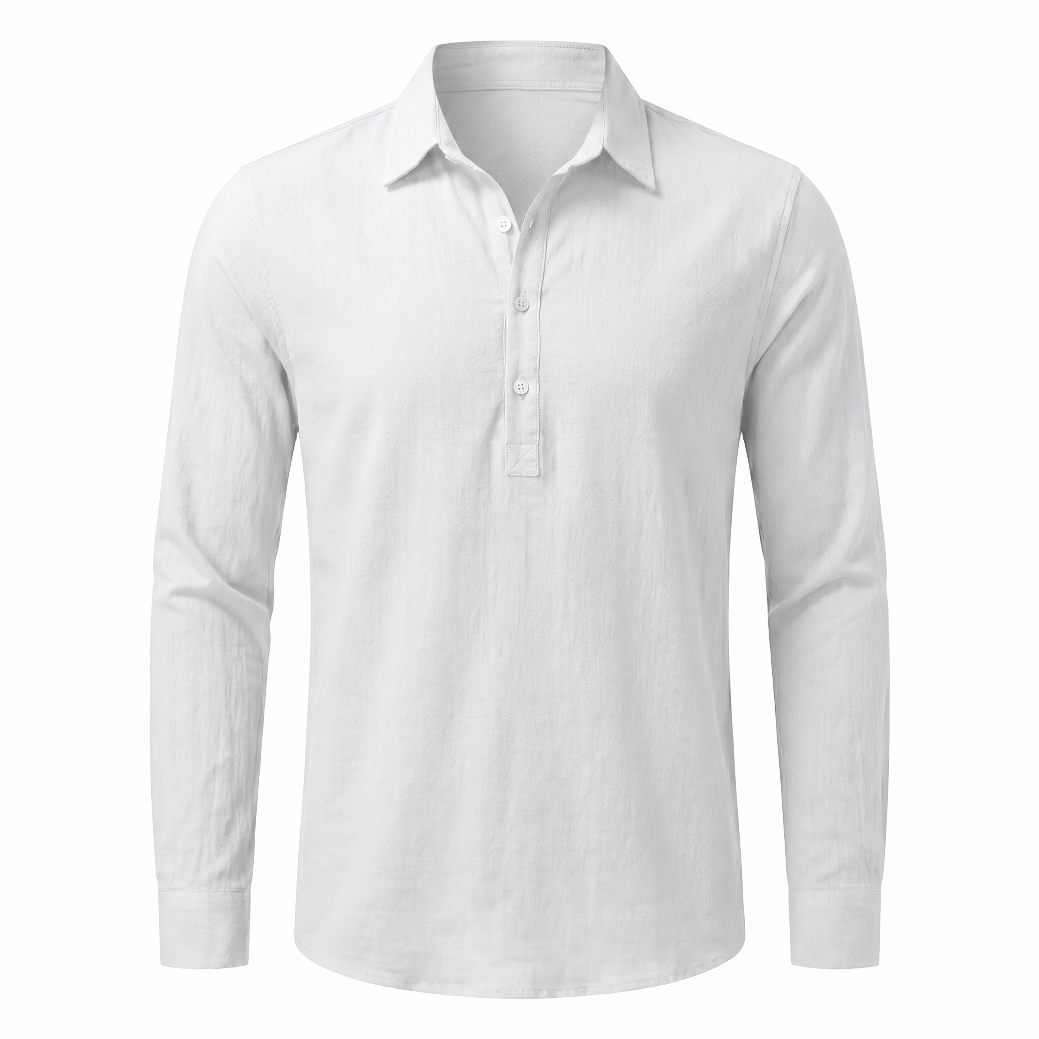 Maratea Linen Shirt - front::White