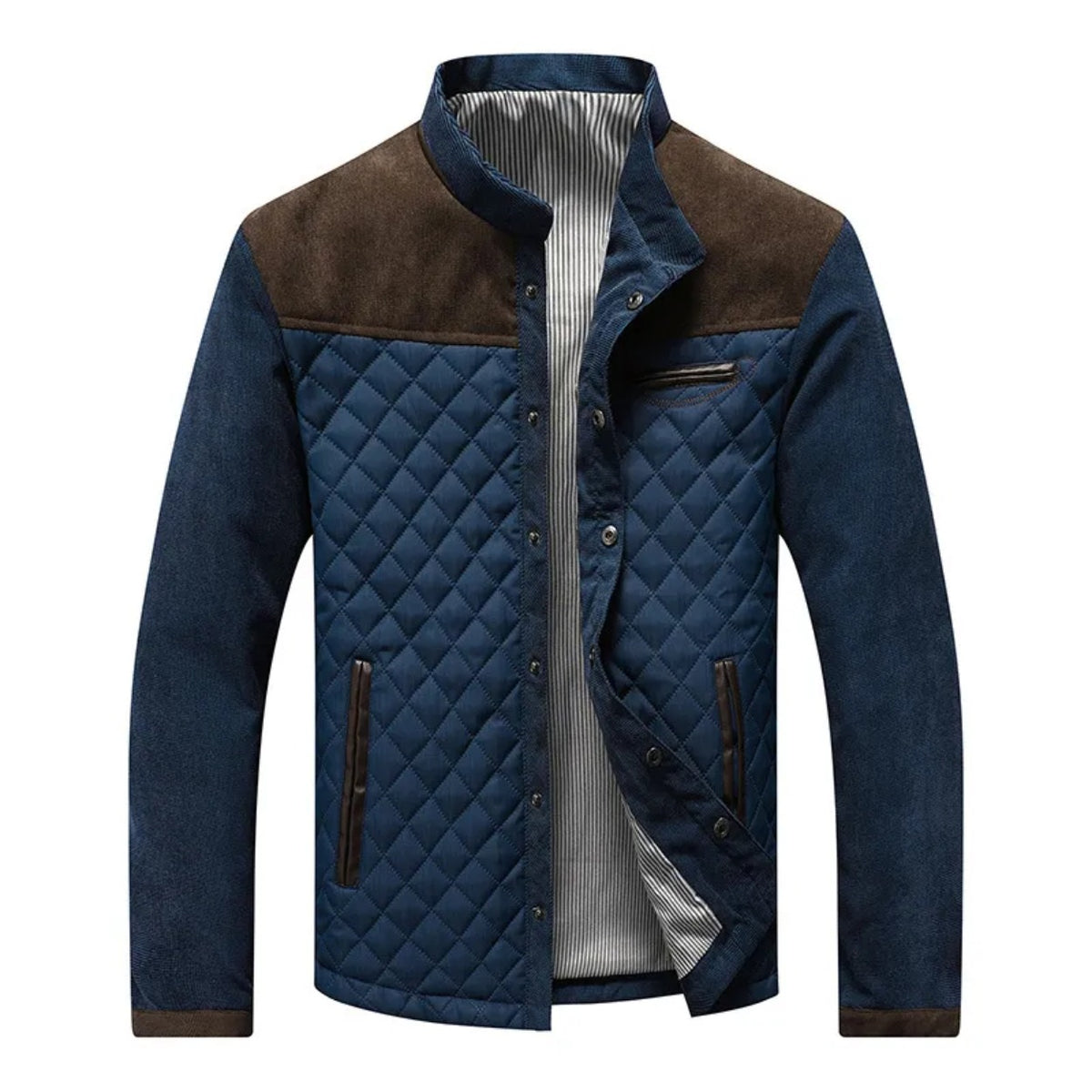 Marostica Quilted Yoke Jacket - Brown