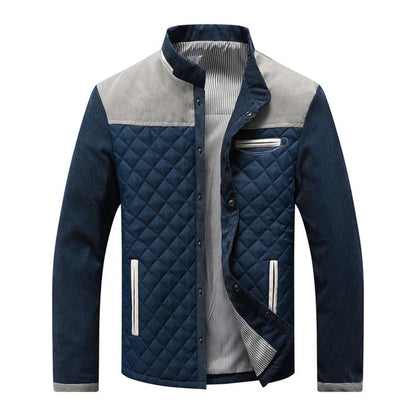 Marostica Quilted Yoke Jacket - Grey