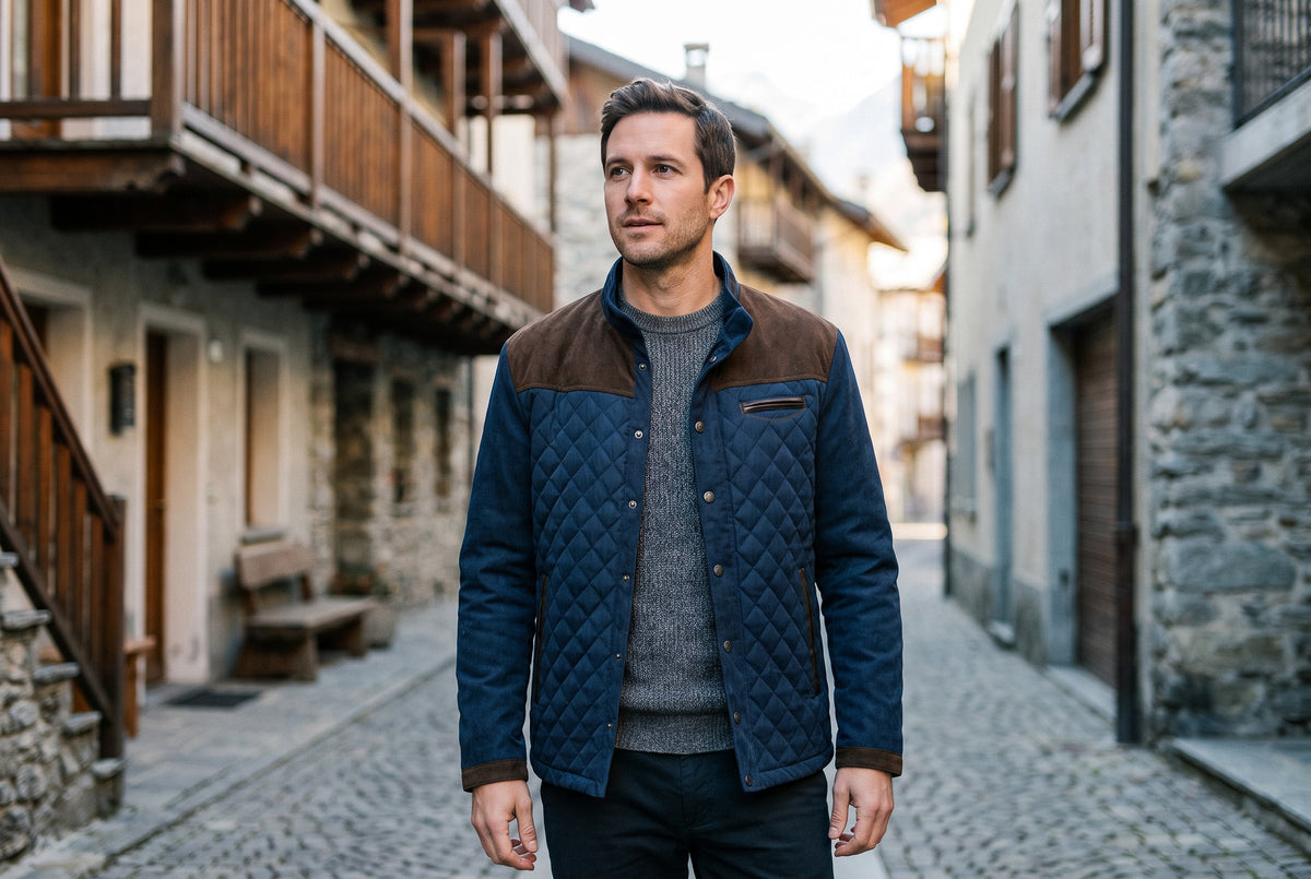 Chaqueta Marostica con canesú acolchado