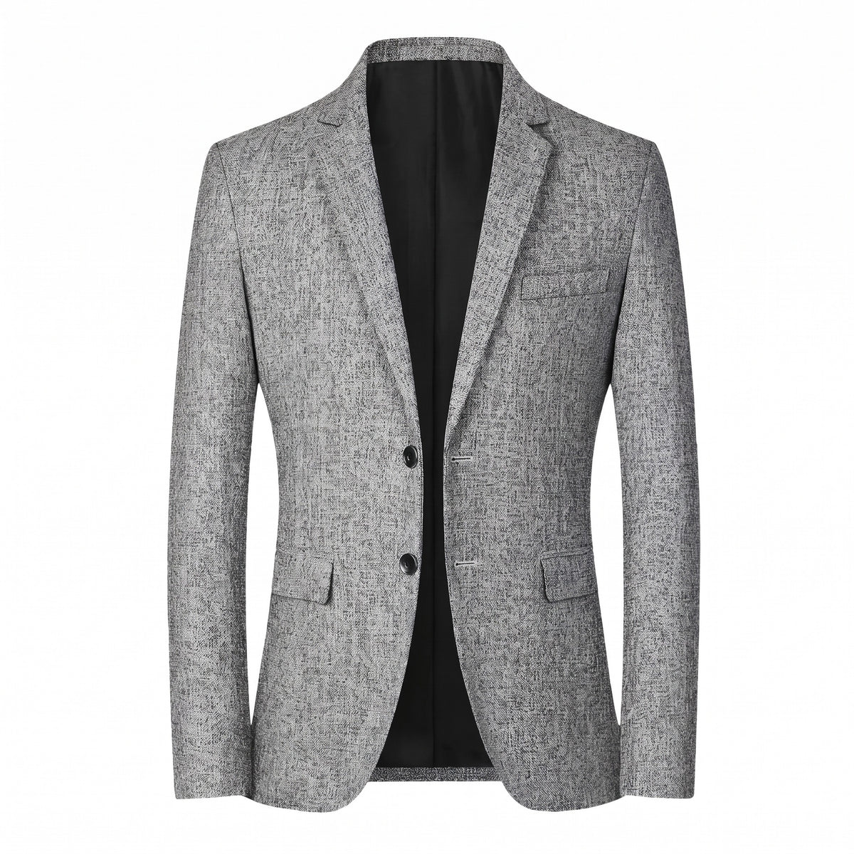 Marsala Melange Two-Button Blazer - cover