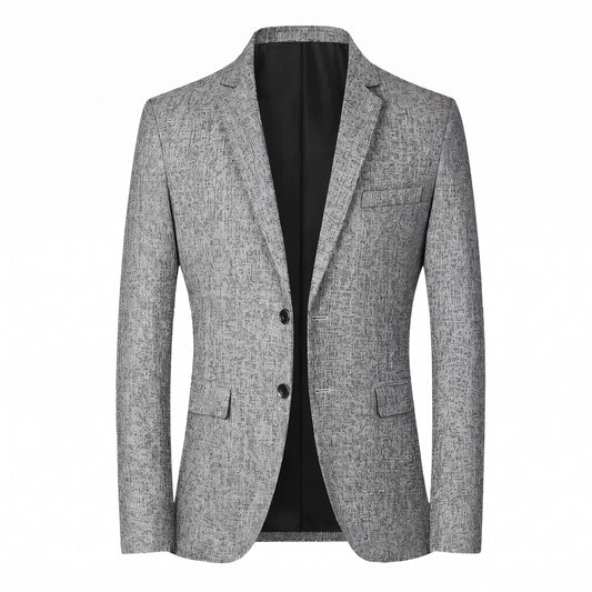 Marsala Melange Two-Button Blazer - cover