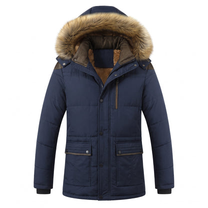 Massarosa Faux Fur Trim Hooded Parka - cover