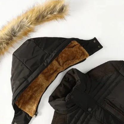 Massarosa Faux Fur Trim Hooded Parka - photo 6