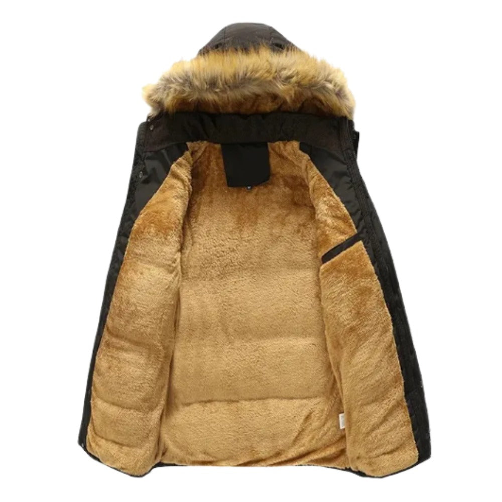 Massarosa Faux Fur Trim Hooded Parka - photo 5
