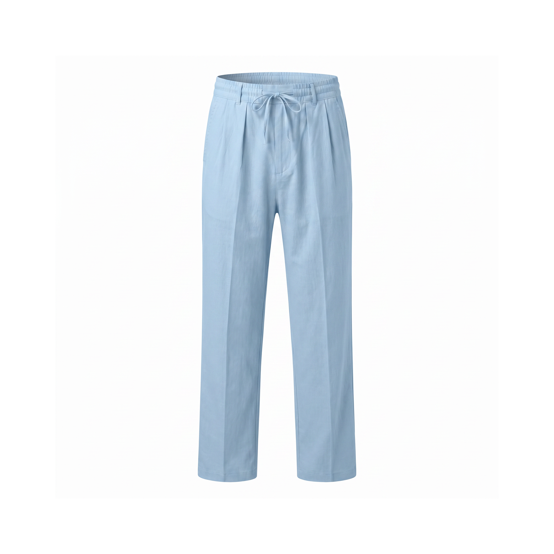 Matera Cotton Pants - Blue
