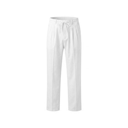 Matera Cotton Pants - White