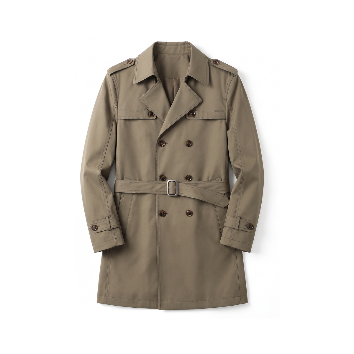Merano Trench Coat - folded