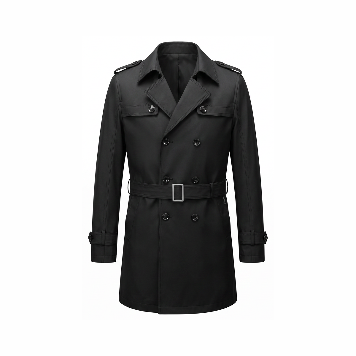 Merano Trench Coat - Black