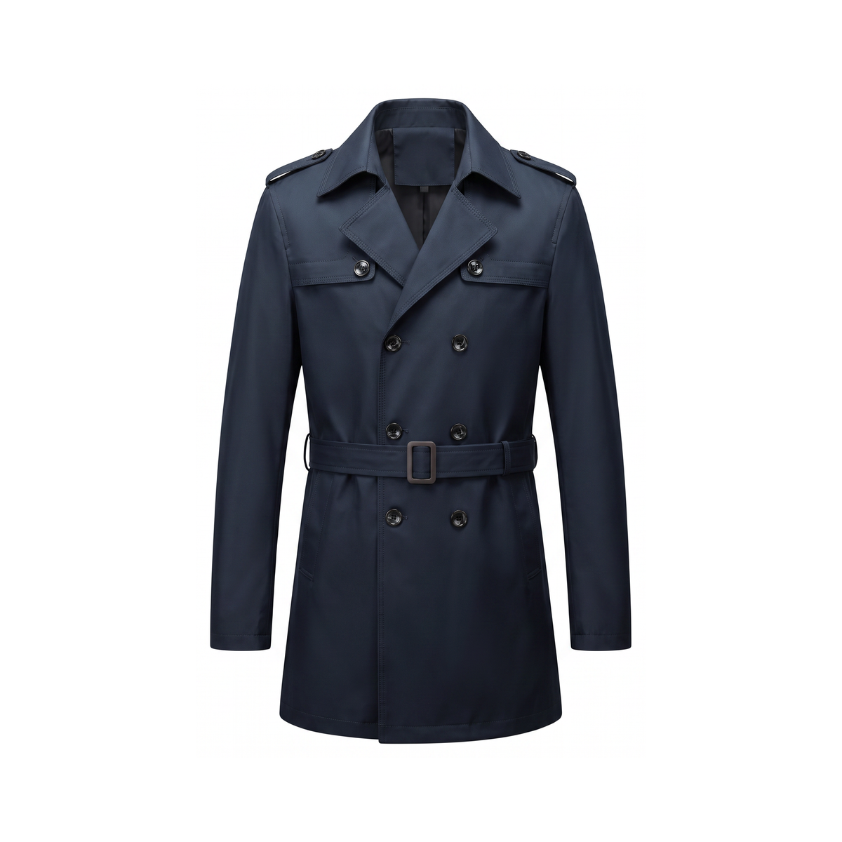 Merano Trench Coat - Navy