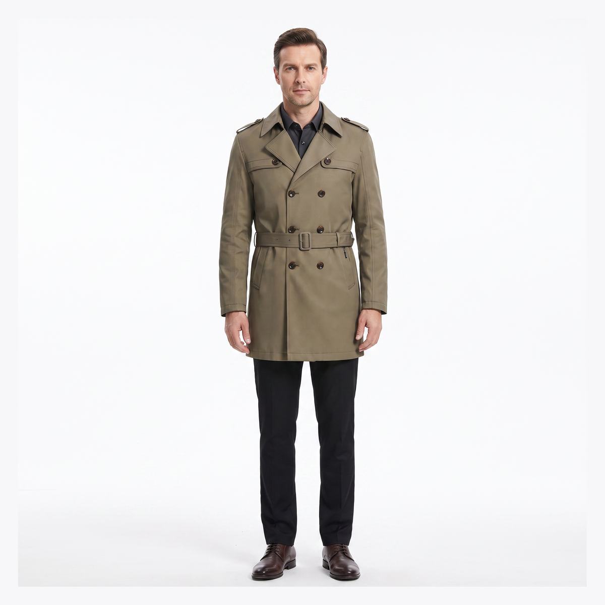 Merano Trench Coat - onmodel