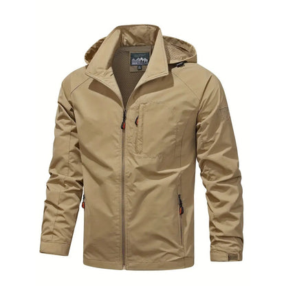 Messina Lightweight Hooded Jacket - Khaki