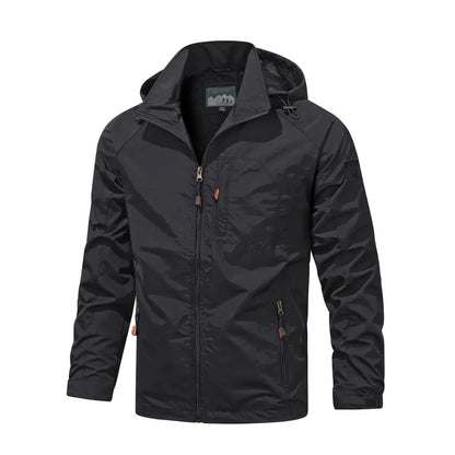 Messina Lightweight Hooded Jacket - Black