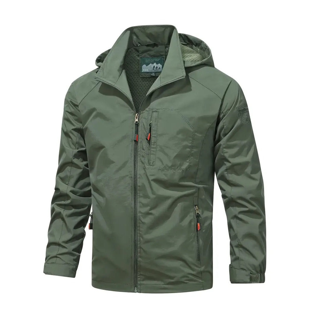 Messina Lightweight Hooded Jacket - Green