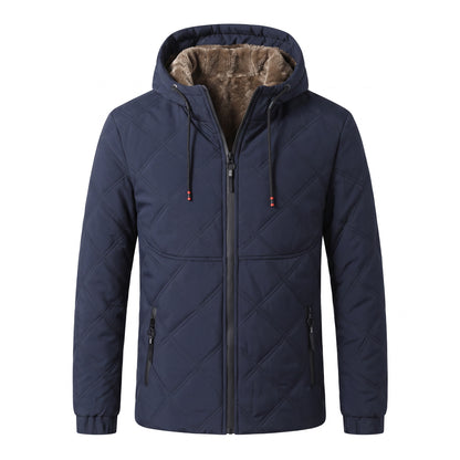 Missaglia Fleece-Lined Quilted Hooded Jacket - cover