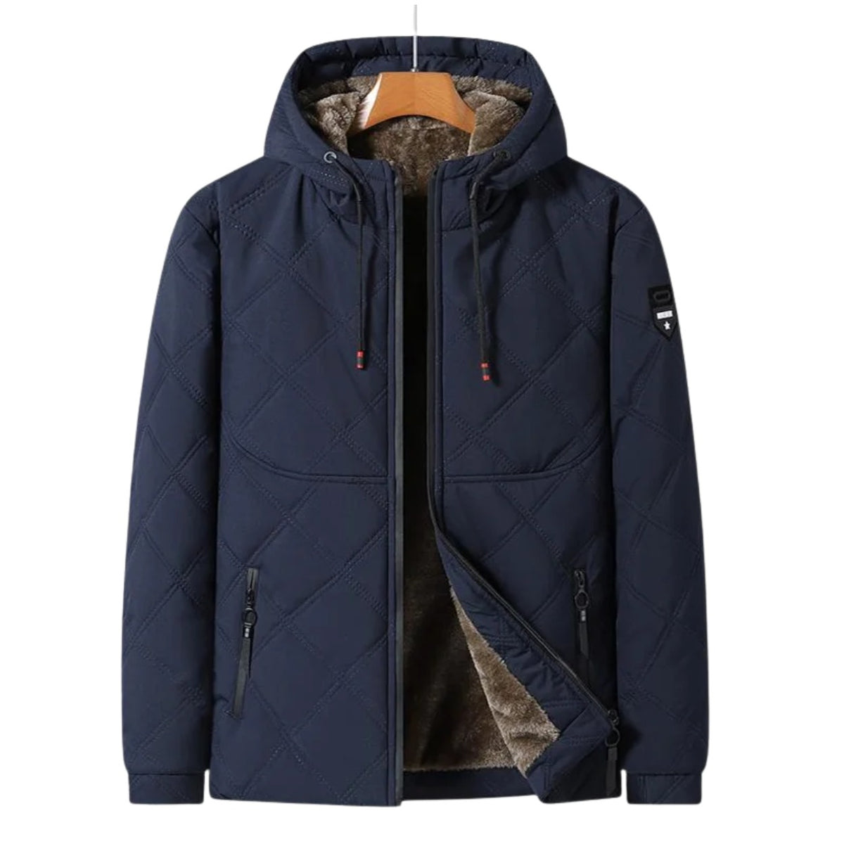Missaglia Fleece-Lined Quilted Hooded Jacket - photo 1