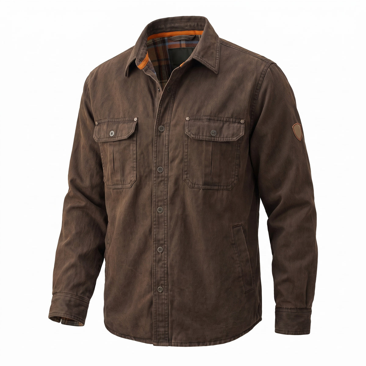 Moncalieri Plaid-Lined Shirt Jacket - cover