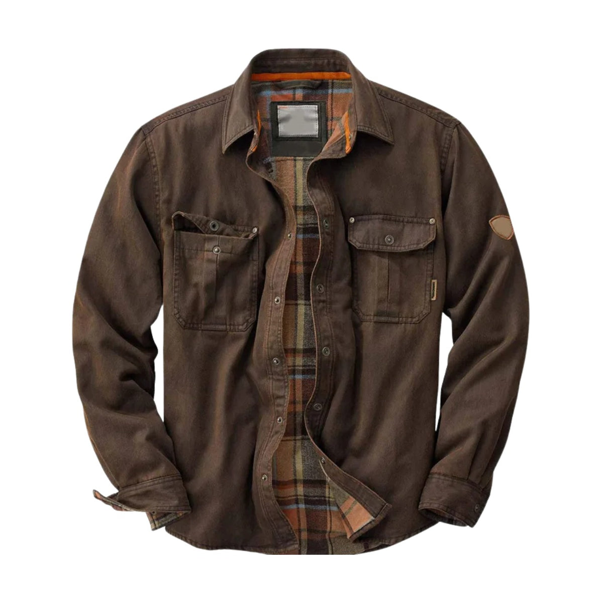 Moncalieri Plaid-Lined Shirt Jacket - photo 1