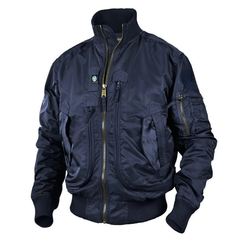 Monopoli Flight Bomber Jacket - Blue
